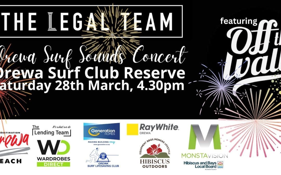 The Legal Team Orewa Surf Sounds Concert 2026